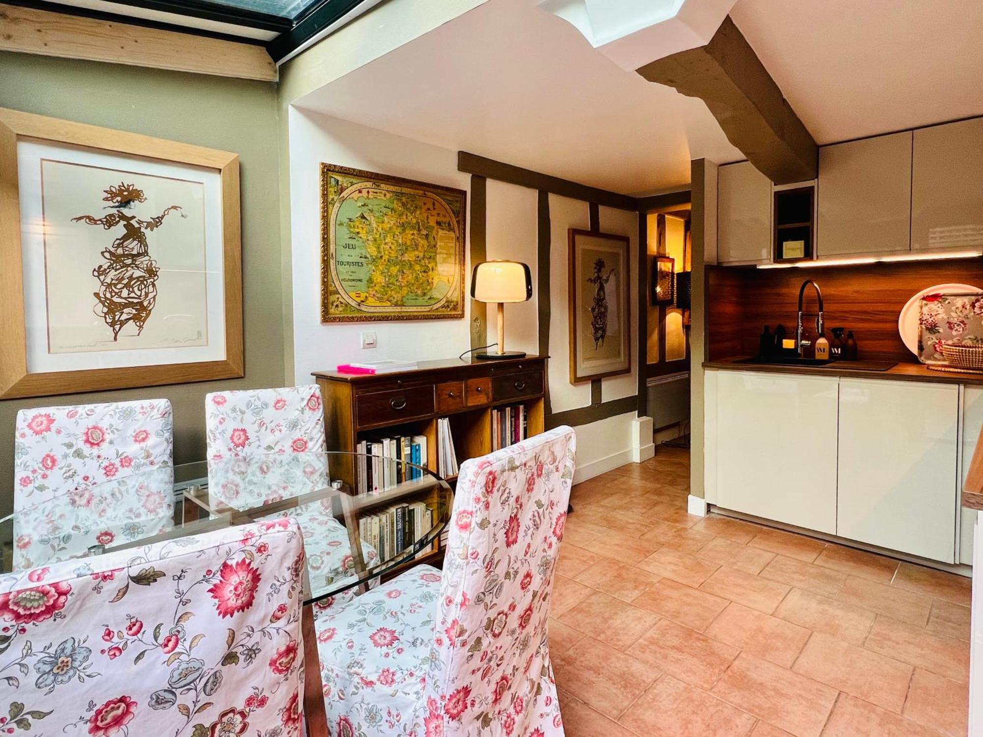 La Maison Blanche Du 10Honfleur Esterno foto