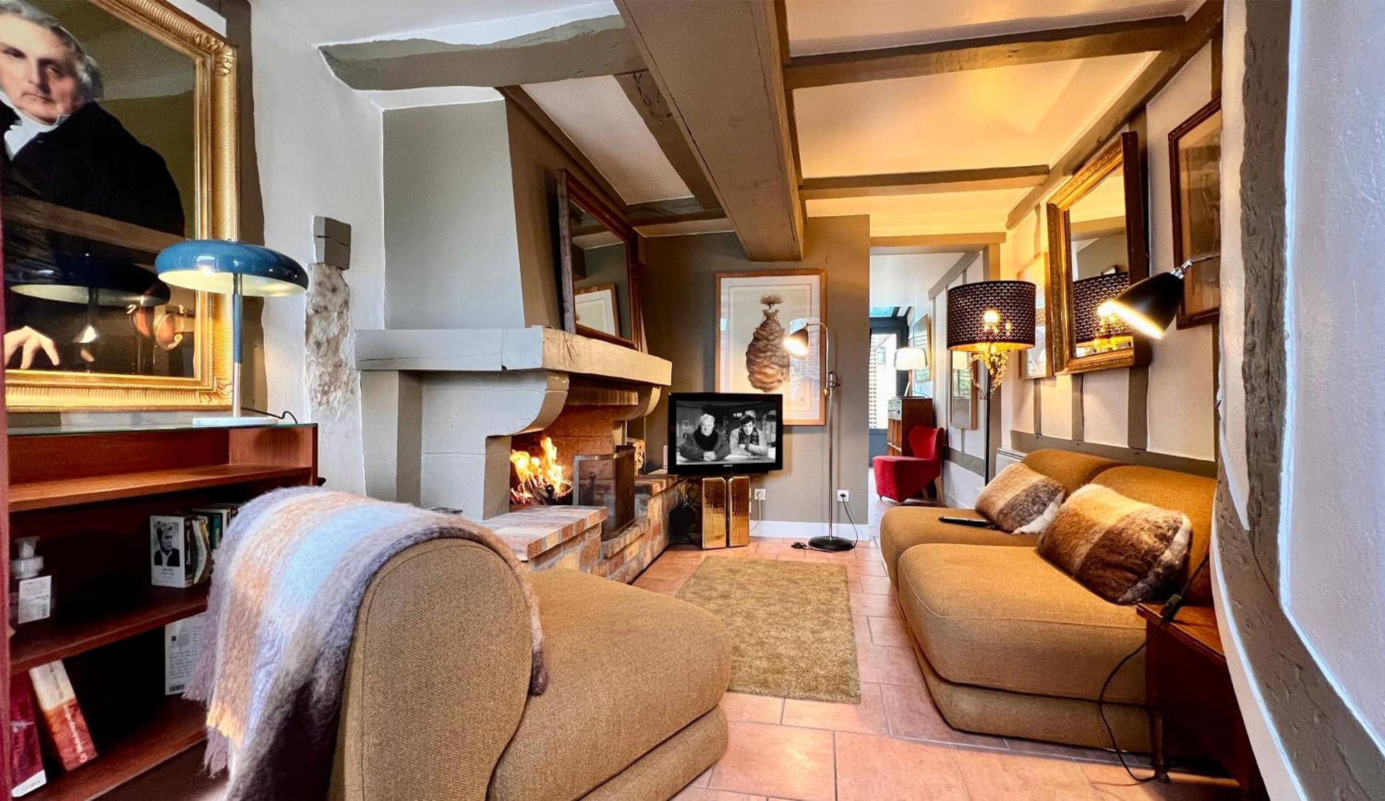 La Maison Blanche Du 10Honfleur Esterno foto