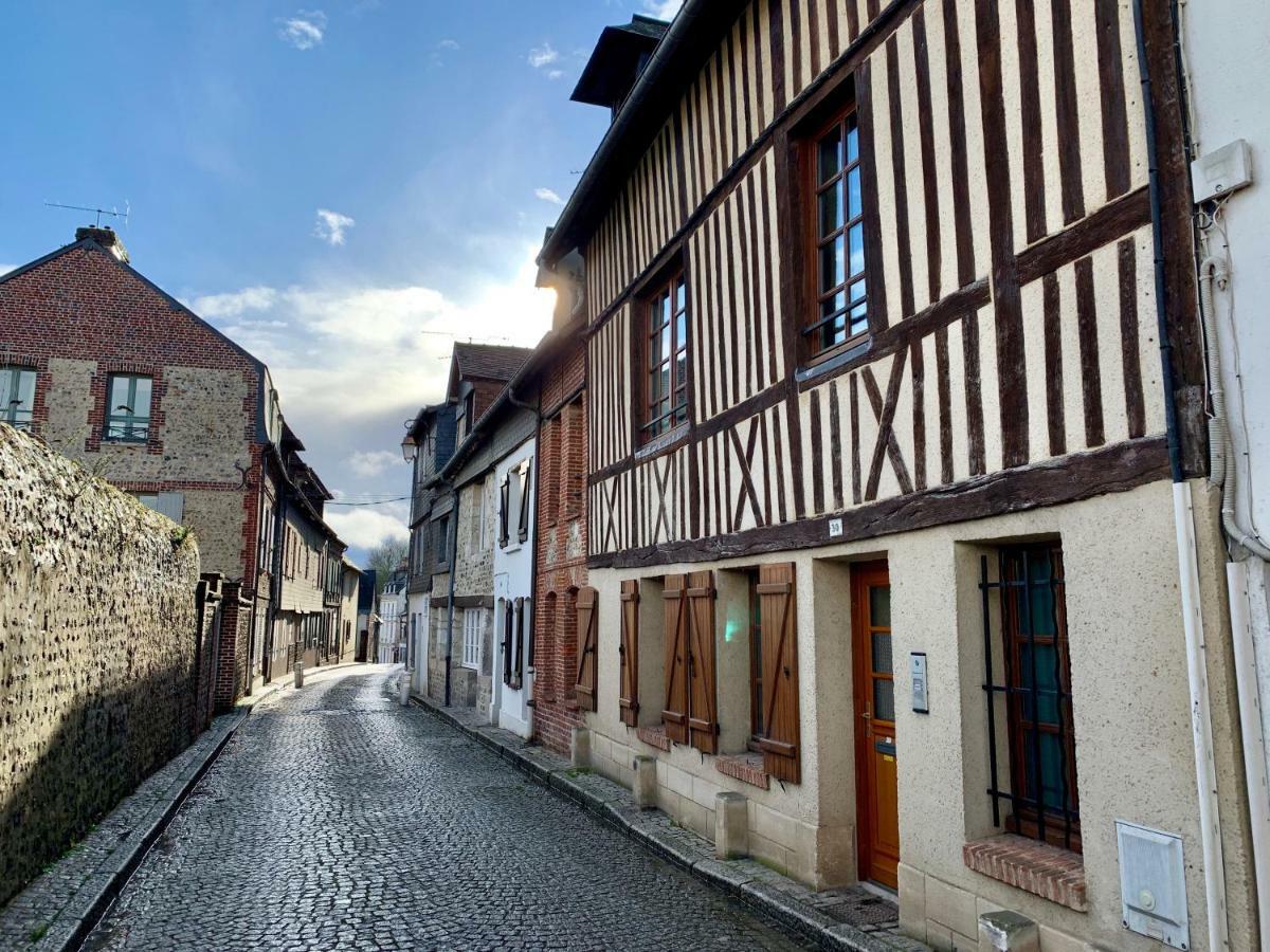 La Maison Blanche Du 10Honfleur Esterno foto